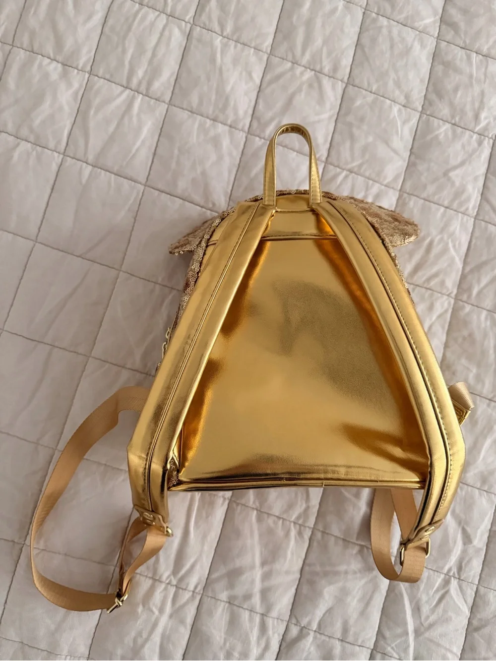 Loungefly shimmering gold